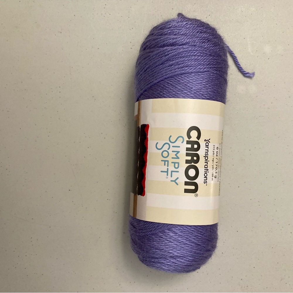 Caron Simply Soft Yarn - Lavender Blue